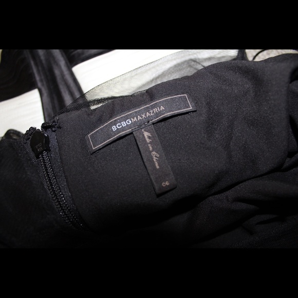 BCBG MAX AZARIA Mara black & white cocktail dress - Picture 6 of 6